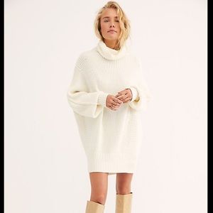 Free people Cocoa sweater dress